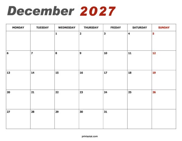 12 December 2027