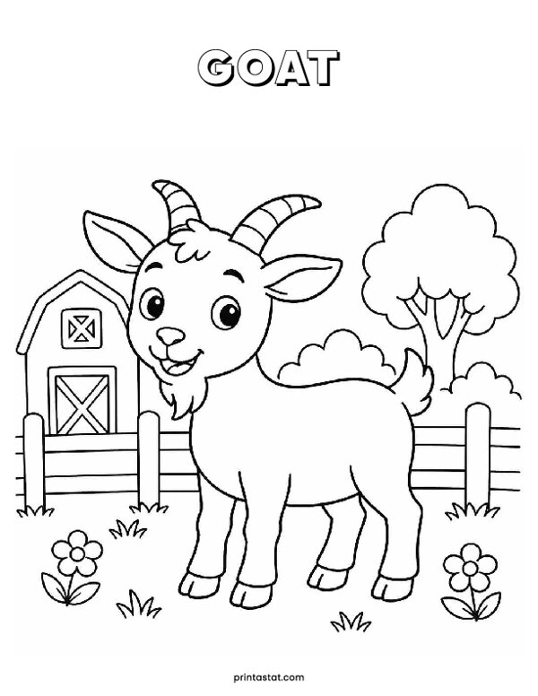 7 Goat At The Farm