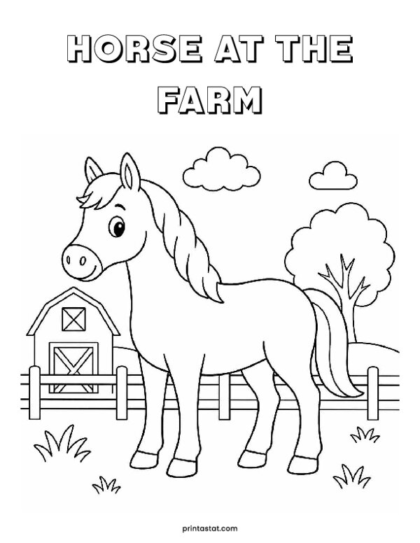 9 Horse At The Farm